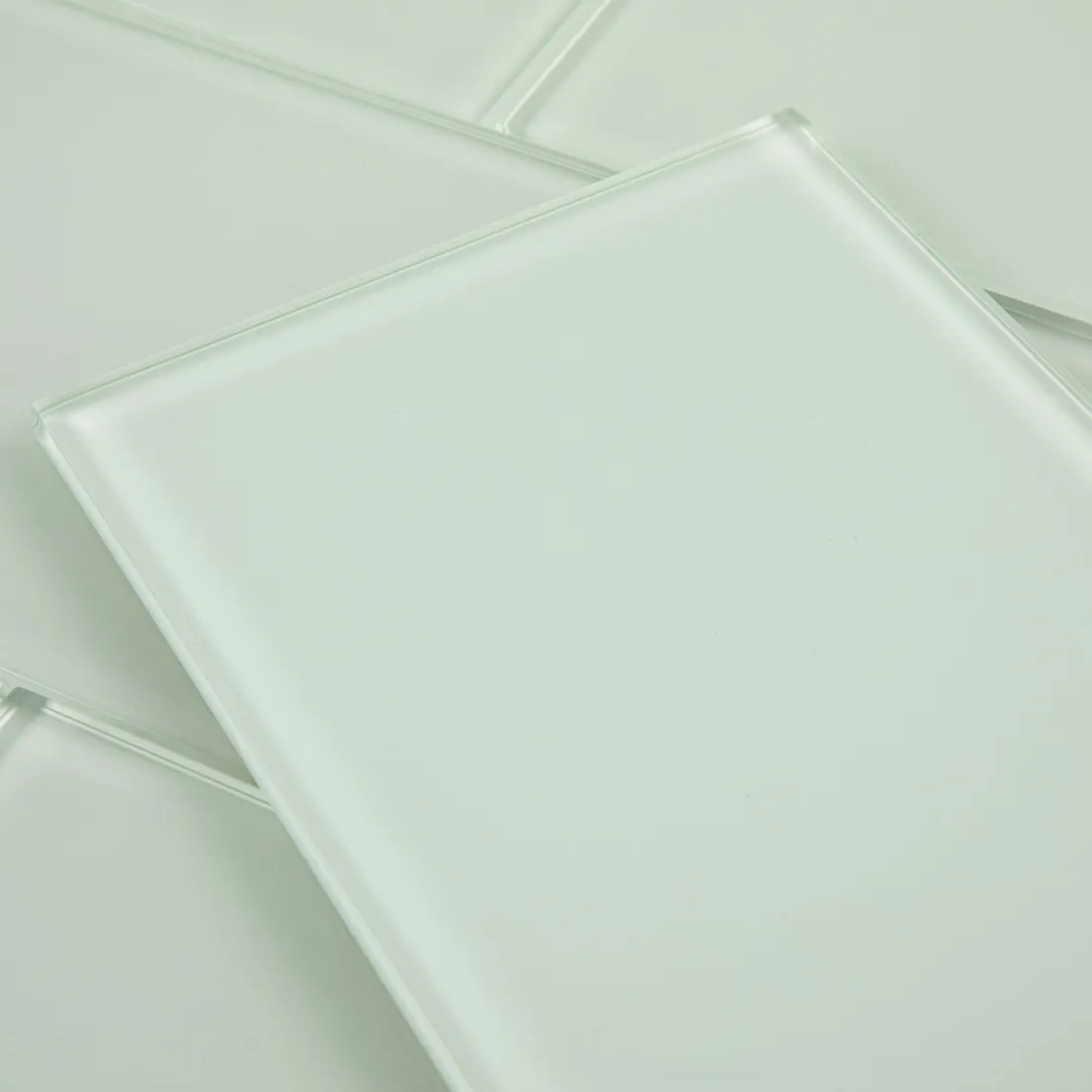 Giorbello Classic Premium Winter Sage 6-in x 12-in Glossy Glass Subway Wall Tile (5-sq. ft/ Carton), photo 6 of 7