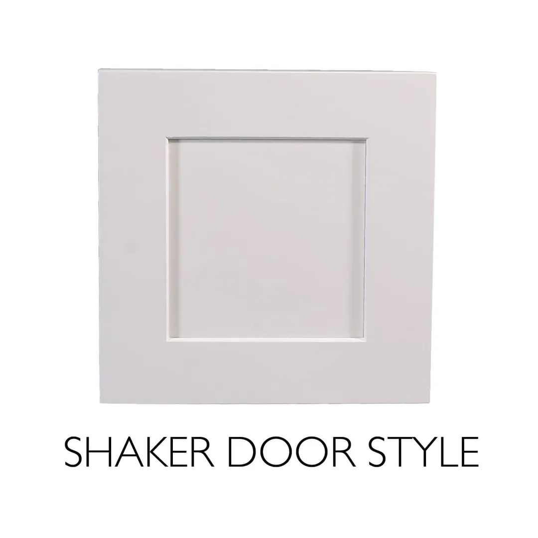 Design House Brookings 30-in W x 12-in H x 12-in D White Maple L-shaped Wall Fully Assembled Plywood Cabinet (Recessed Panel Shaker Door Style), photo 18 of 20