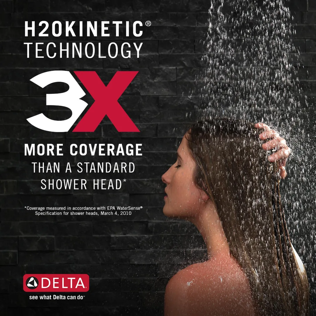 Delta Universal Showering Components Stainless 5-Spray In2ition Dual Shower Head, 1.75 GPM (6.6 LPM), photo 4 of 8