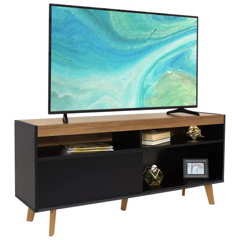 Modern/Contemporary Black Tv Cabinet (Accommodates TVs up to 55-in)
