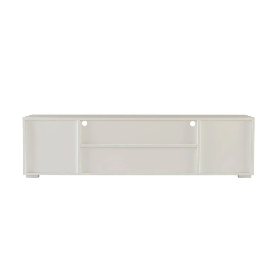 Yiekholo Modern/Contemporary Black Tv Cabinet (Accommodates TVs up to 55-in), photo 4 of 9