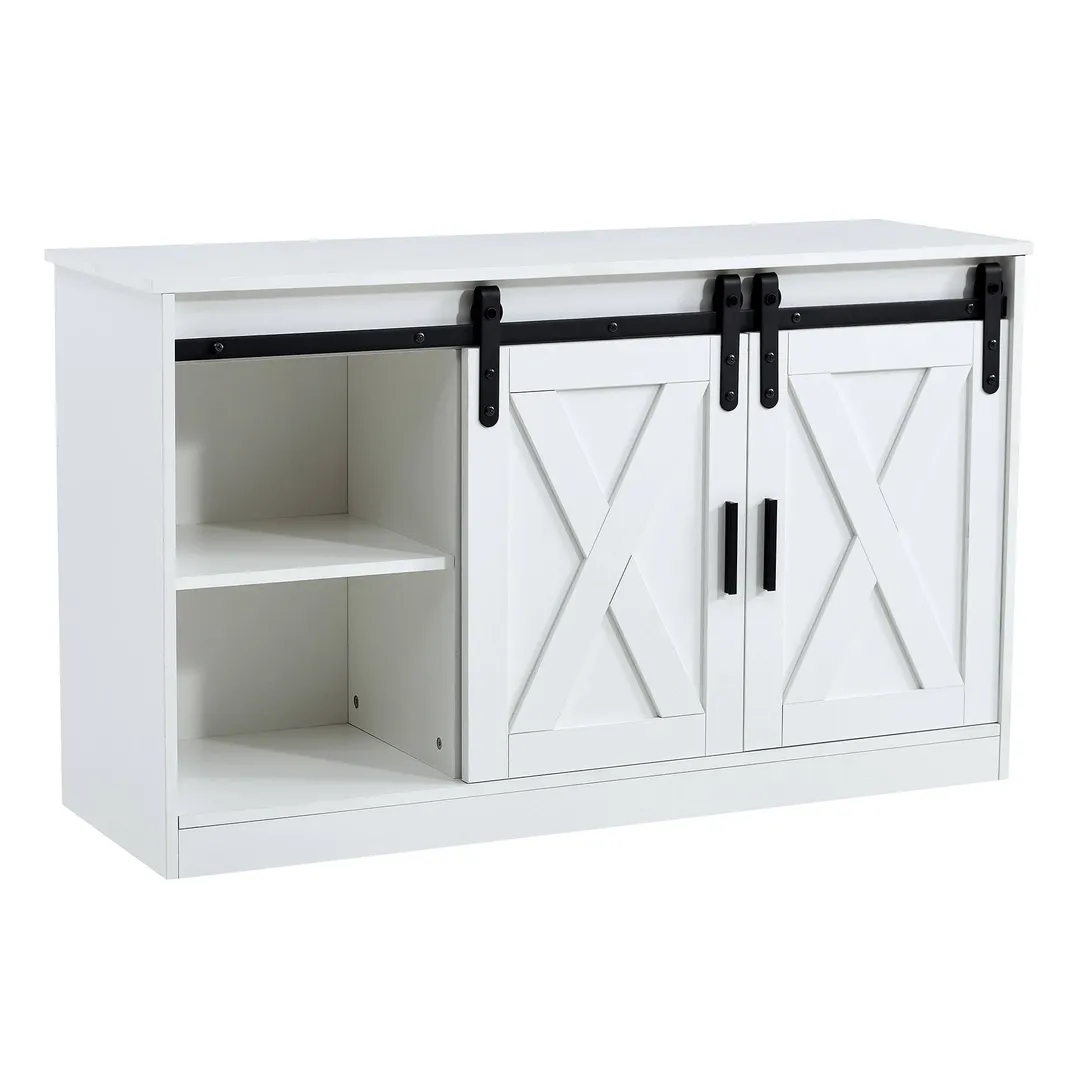 Yiekholo Modern/Contemporary Black Tv Cabinet (Accommodates TVs up to 65-in), photo 4 of 10