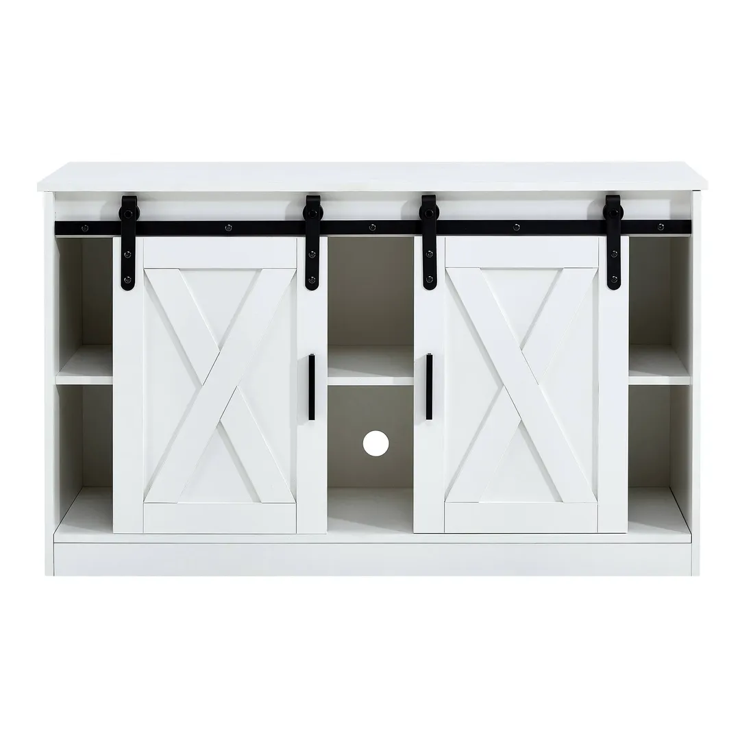 Yiekholo Modern/Contemporary Black Tv Cabinet (Accommodates TVs up to 65-in), photo 5 of 10