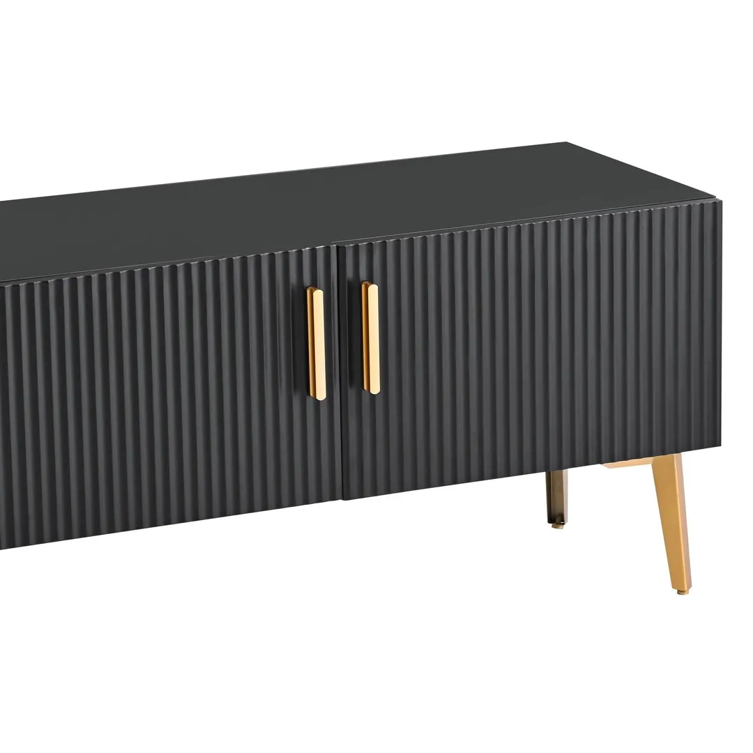Yiekholo Modern/Contemporary Walnut Tv Cabinet (Accommodates TVs up to 65-in), photo 10 of 10