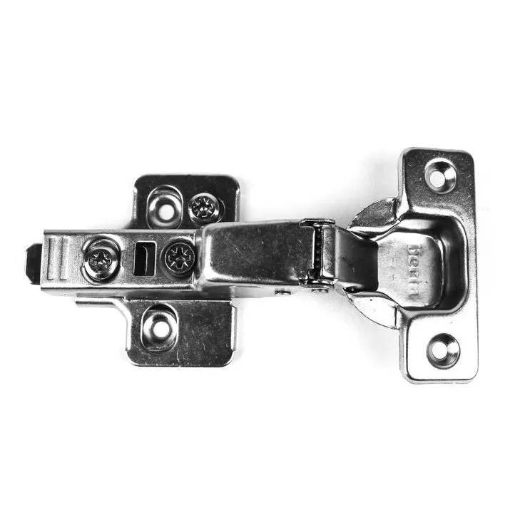 110-Degree 35 mm Half Overlay Soft Close Frameless Cabinet Hinges with Installation Screws (30-Pairs), photo 6 of 9