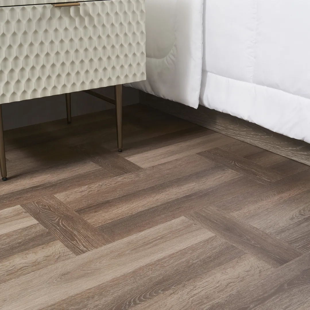 Artmore Tile Stacy Garcia Designwood 12-in-in W x 24-in-in L Interlocking Vinyl Tile, photo 2 of 8