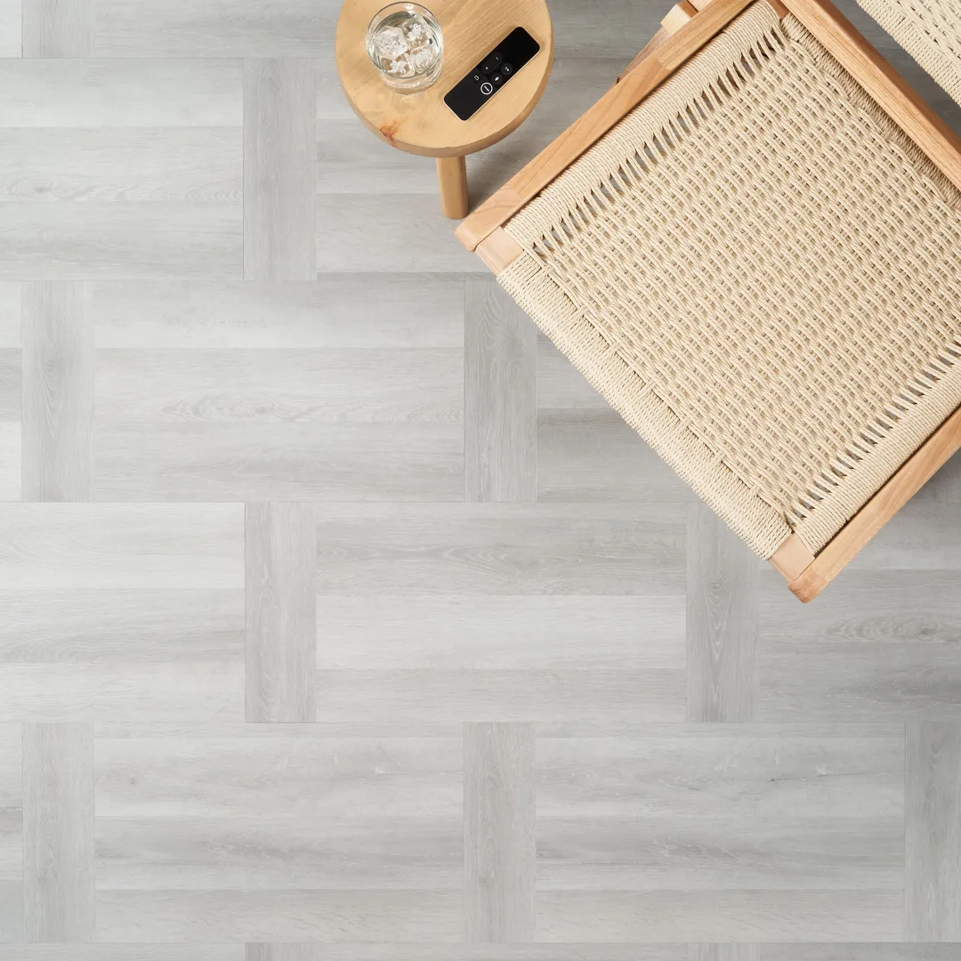Artmore Tile Stacy Garcia Designwood 12-in-in W x 24-in-in L Interlocking Vinyl Tile, photo 7 of 8