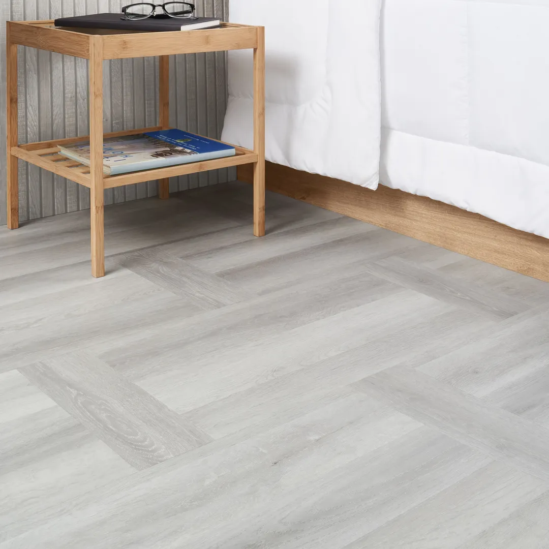 Artmore Tile Stacy Garcia Designwood 12-in-in W x 24-in-in L Interlocking Vinyl Tile, photo 6 of 8