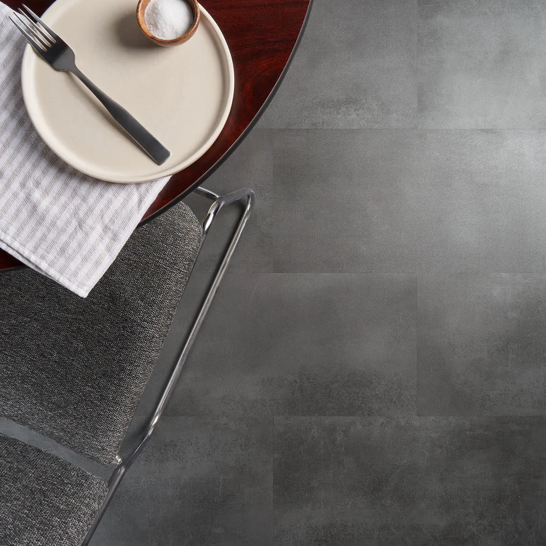 Artmore Tile Anvil LVT 12-in-in W x 24-in-in L Interlocking Vinyl Tile, photo 6 of 12