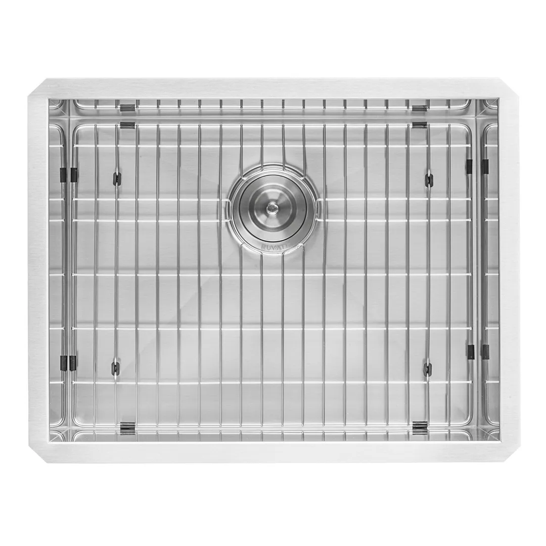 Ruvati Stainless Steel Undermount Laundry Sink with Drain - 21" x 18", photo 8 of 34