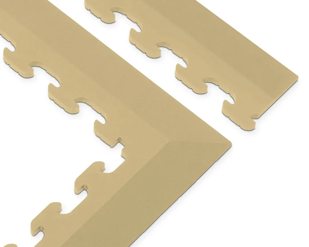 Norsk 18.3-in W x 18.3-in L x 0.25-in T Interlocking Flexible PVC Gym Floor Tile (4.2-sq ft) (18-Pack), photo 2 of 3