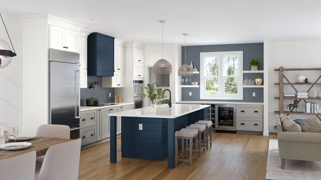 allen + roth Aveley 33-in W x 39.125-in H x 12-in D Linen Wall Fully Assembled Cabinet (Flat Panel Shaker Door Style), photo 2 of 7