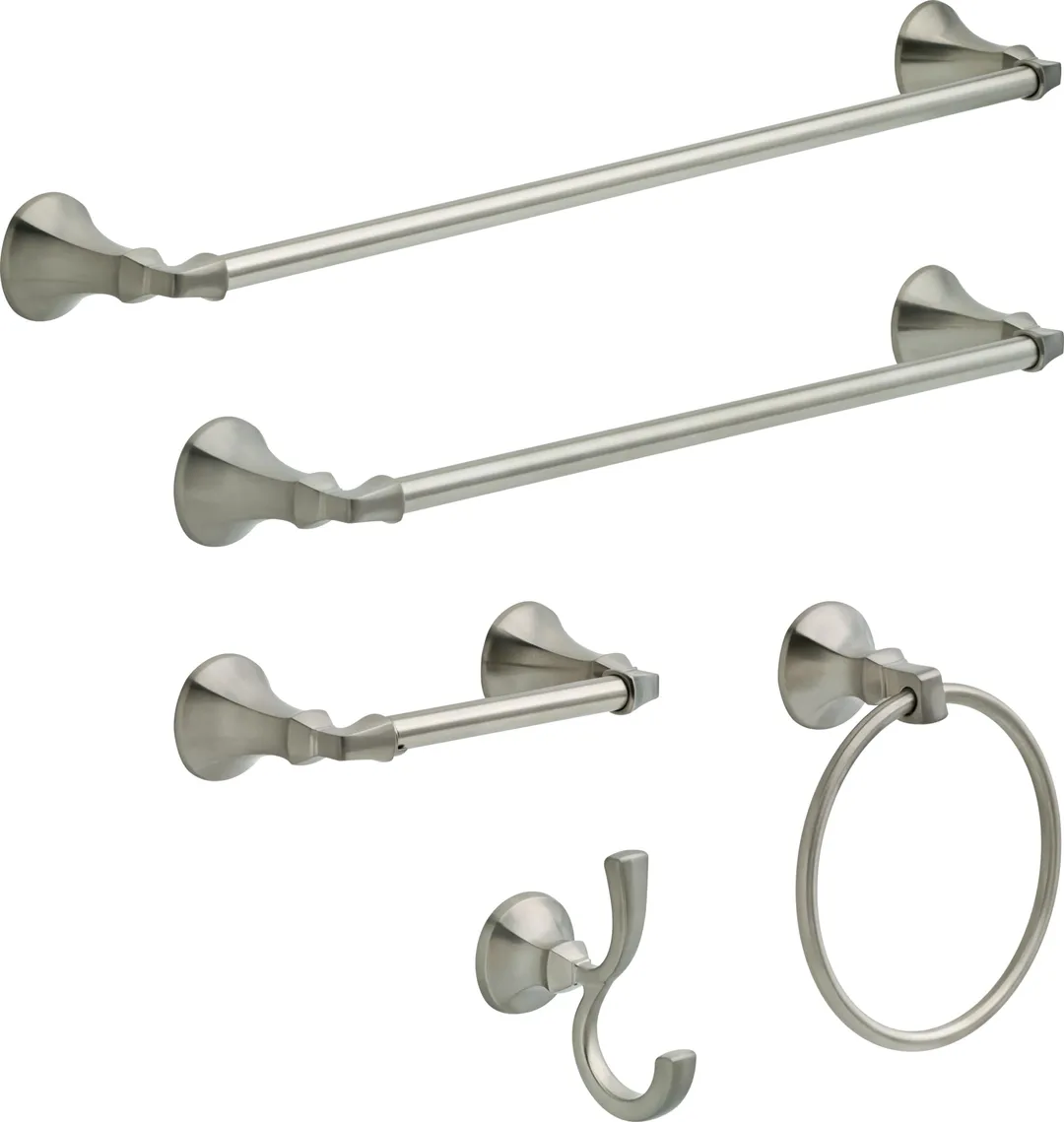 Delta Ashlyn Brilliance Stainless Steel Wall Mount Towel Ring, photo 3 of 7