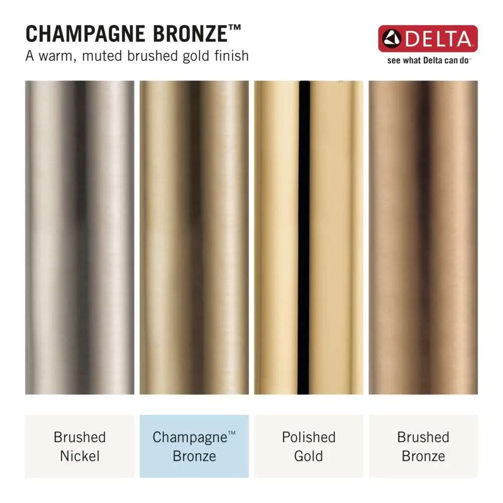 Delta Trinsic Touch2O Champagne Bronze 1-Handle Deck-Mount Pull-Down Touch Kitchen Faucet, photo 5 of 8