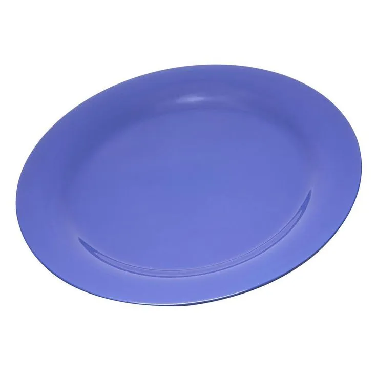 Durus 10.5 in. White Melamine Wide Rim Dinner Plate (12-Pack), photo 4 of 4