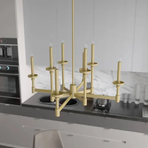Briargrove Matte Vintage LED Chandelier