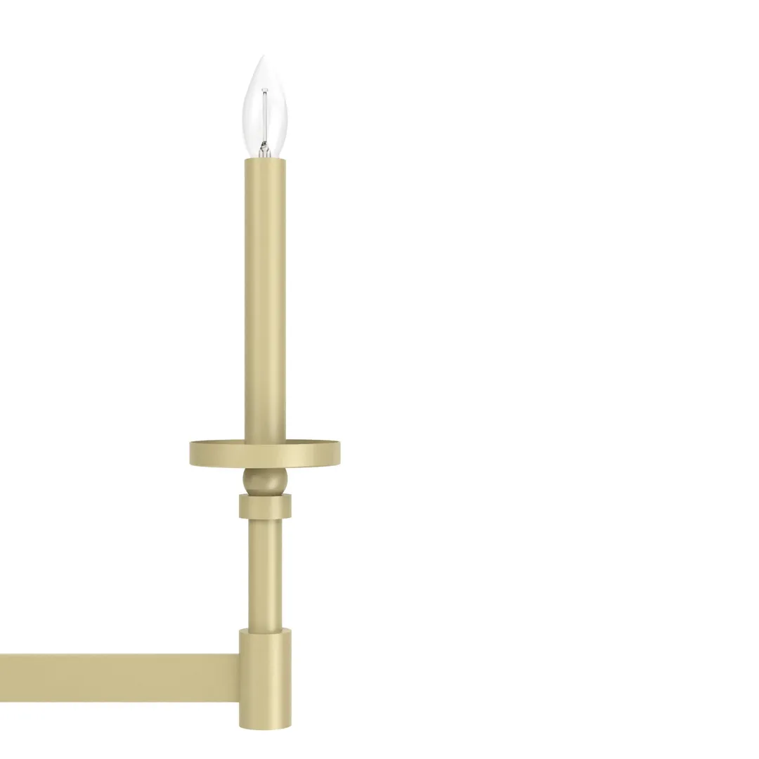 Hunter Briargrove 8-Light Matte Vintage Led Chandelier, photo 7 of 11