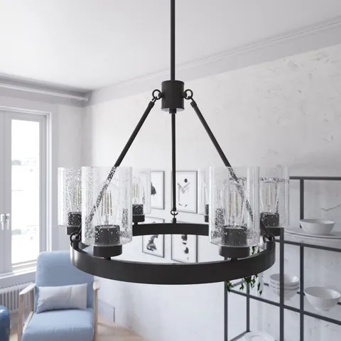 Hartland 6-Light Farmhouse LED Chandelier
