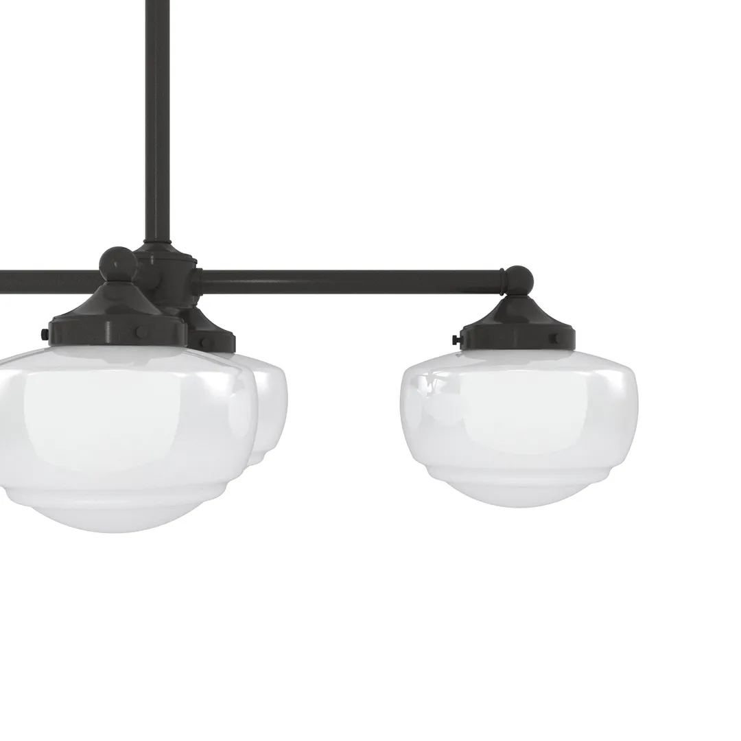 Hunter Saddle Creek 7-Light Satin Bronze Transitional Led Chandelier, photo 7 of 11
