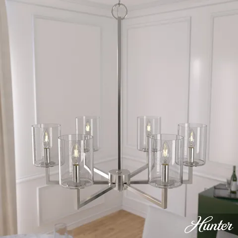Kerrison 6-Light Brushed Nickel Chandelier