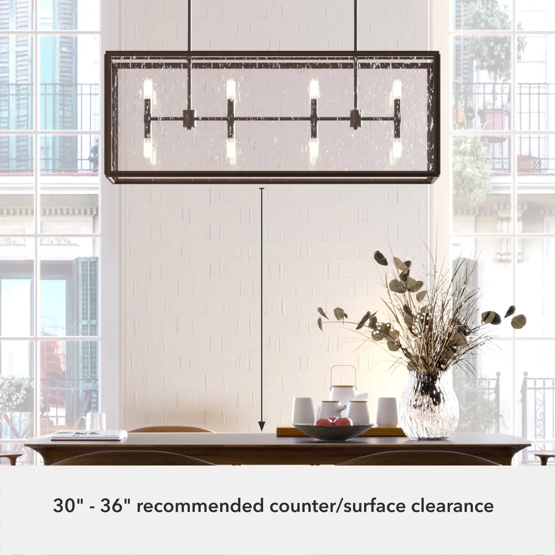Hunter Felippe 8-Light Matte Copper Modern/Contemporary Led Chandelier, photo 6 of 10
