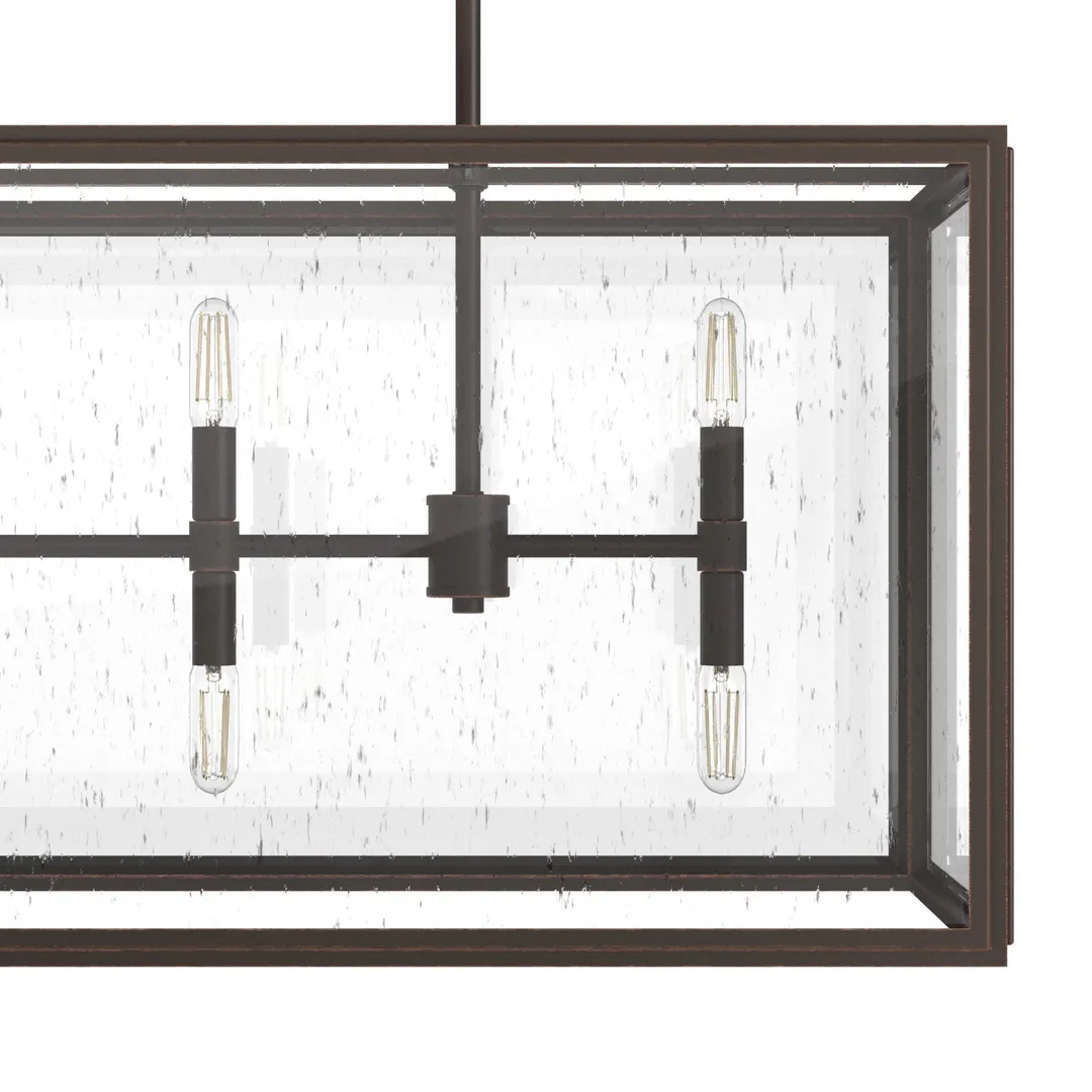 Hunter Felippe 8-Light Matte Copper Modern/Contemporary Led Chandelier, photo 7 of 10