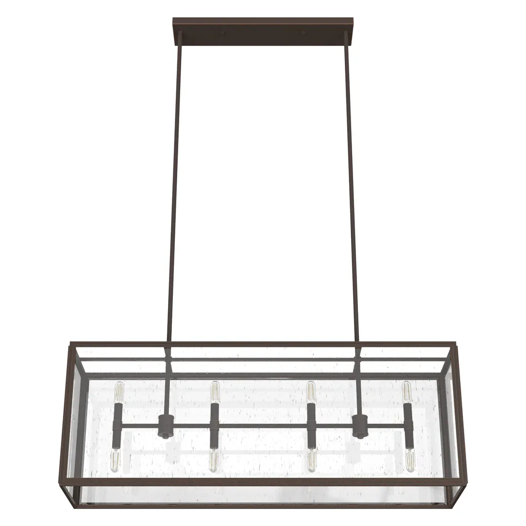 Hunter Felippe 8-Light Matte Copper Modern/Contemporary Led Chandelier, photo 9 of 10