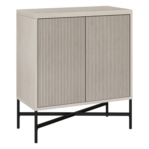 Brighton Alder White 2-Shelf Office Cabinet