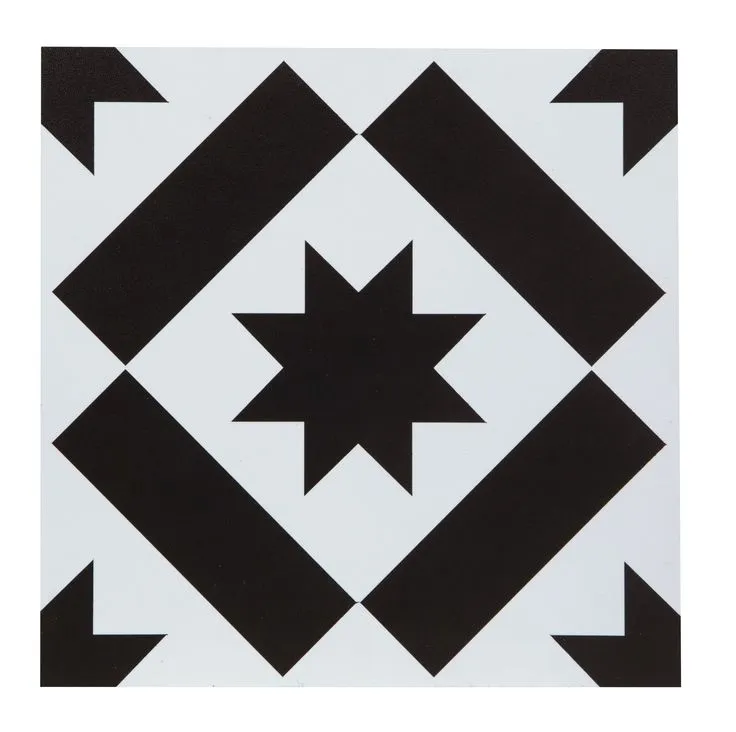 Style Selections Kingston Deco 3-mil x 12-in W x 12-in L Water Resistant Peel and Stick Luxury Vinyl Tile Flooring, photo 8 of 8