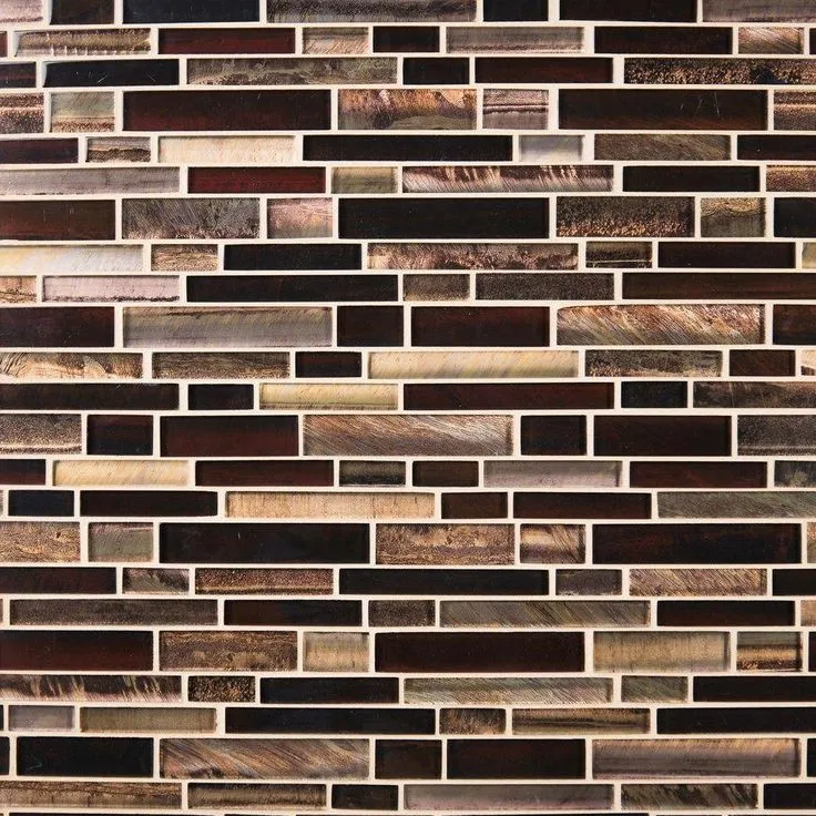 MSI Artista Interlocking 12 in. x 12 in. x 8 mm Glass Mesh-Mounted Mosaic Wall Tile (10 sq. ft. / case), photo 2 of 2