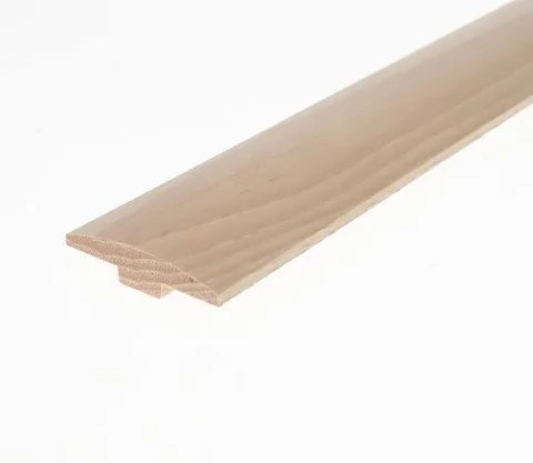 Hickory Iberico 0.449 in thick · 2 in wide · 78 in long Solid Wood Floor T-moulding
