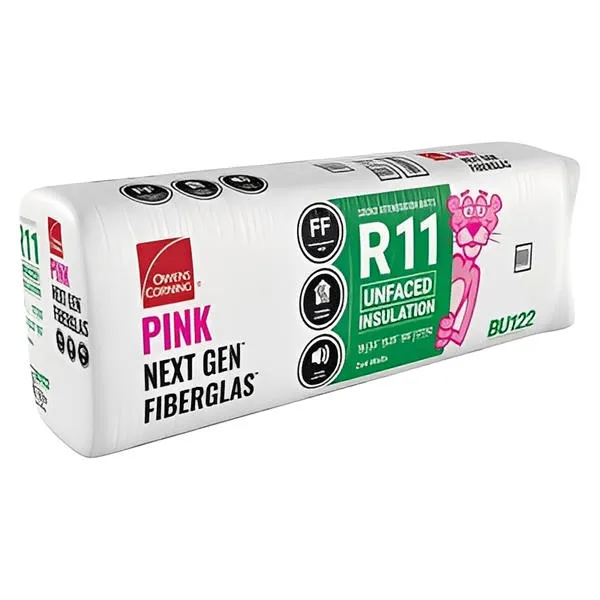 Owens Corning R-11 Un-Faced Fiberglass Insulation Batts - All Sizes, photo 2 of 5