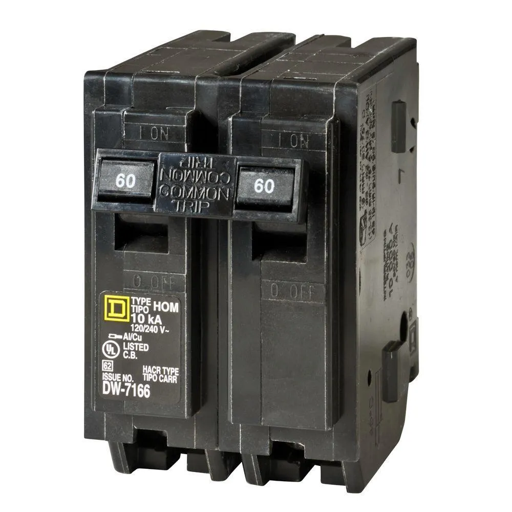 Homeline 60 Amp 2-Pole Circuit Breaker, photo 4 of 38