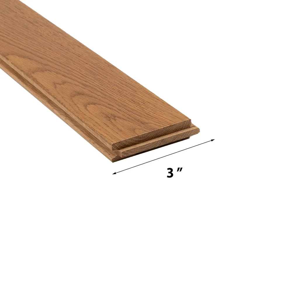 allen + roth Aged Lodge Oak 3/4-in T x 3-in W Wirebrushed Solid Hardwood Flooring ( 24-sq ft / Carton ), photo 8 of 11