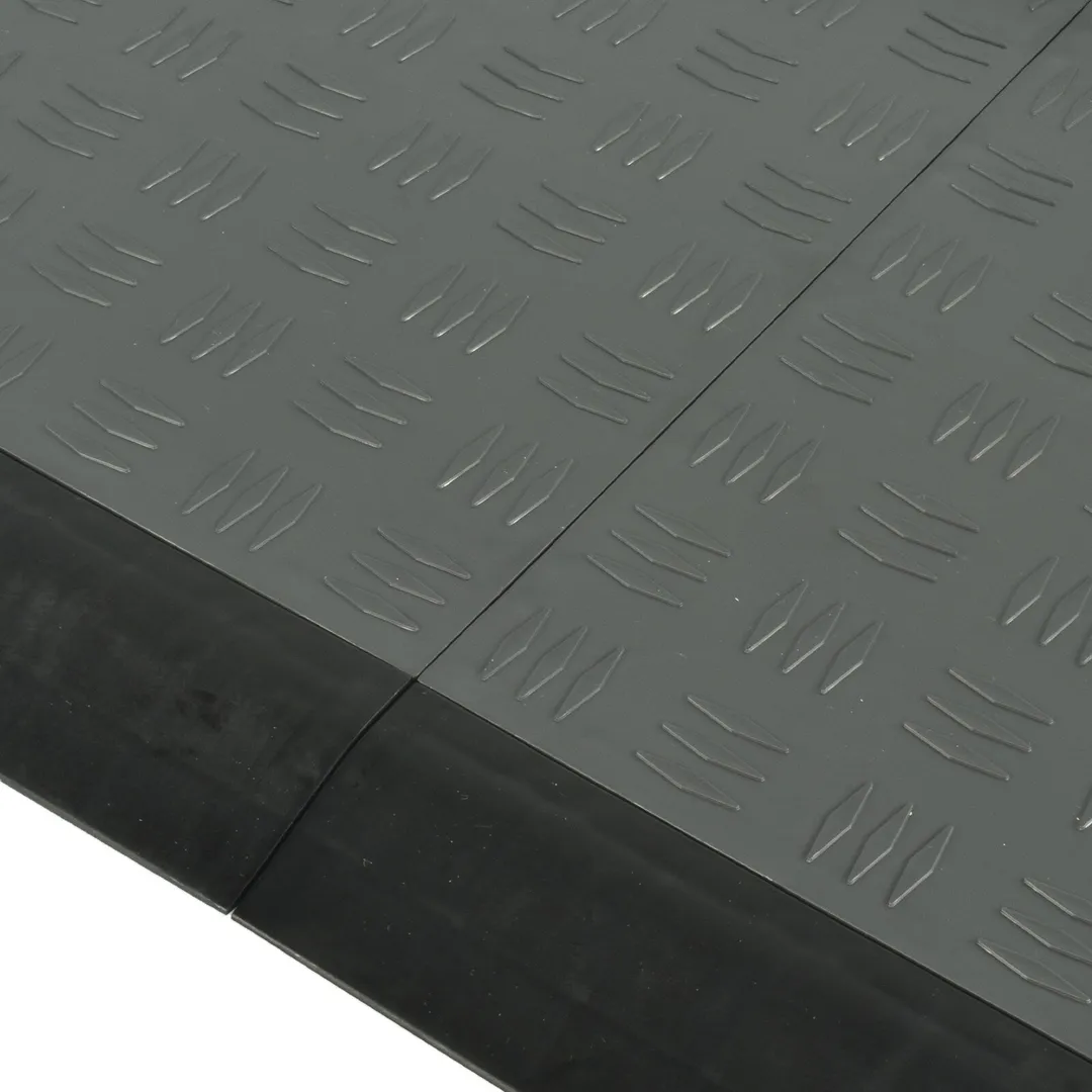 Greatmats 2.375-in W x 12.125-in L x 0.625-in T Interlocking PVC Plastic Gym Floor Tile (1.6-sq ft) (8-Pack), photo 5 of 7