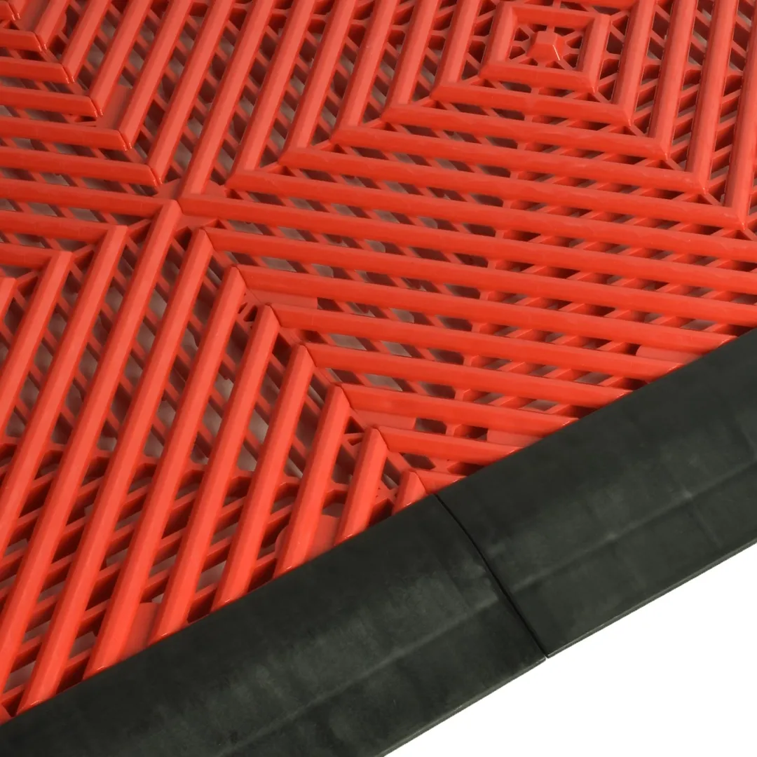 Greatmats 2.375-in W x 12.125-in L x 0.625-in T Interlocking PVC Plastic Gym Floor Tile (1.6-sq ft) (8-Pack), photo 4 of 7