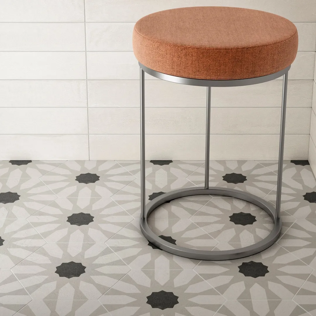 Bedrosians Allora Fiore 9-in x 10-in Matte Porcelain Patterned Floor and Wall Tile (12.67-sq. ft/ Carton), photo 2 of 2