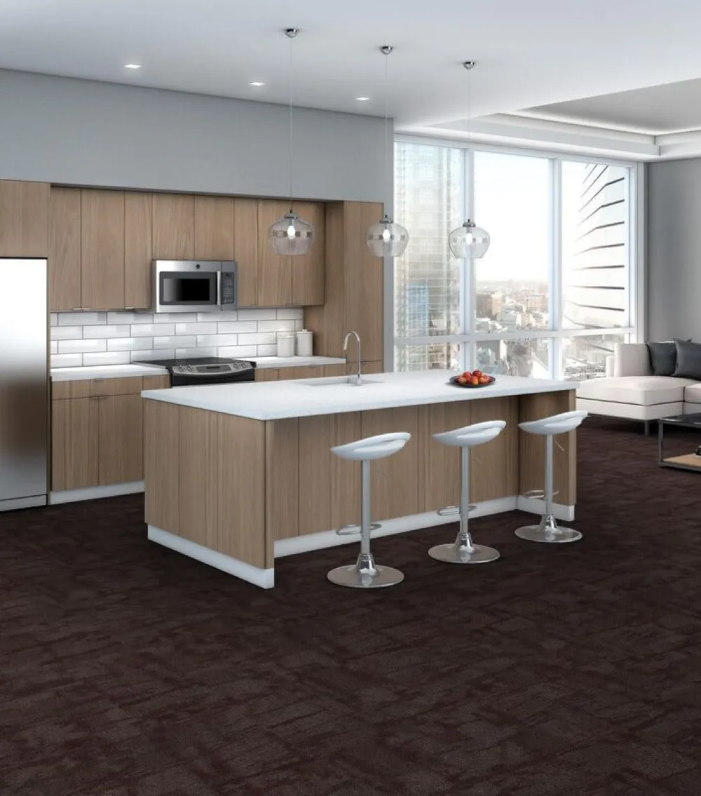 Shaw Crafted 24-in x 24-in Produce Red Commercial Adhesive Indoor Carpet Tile ( 80-sq ft ), photo 3 of 10
