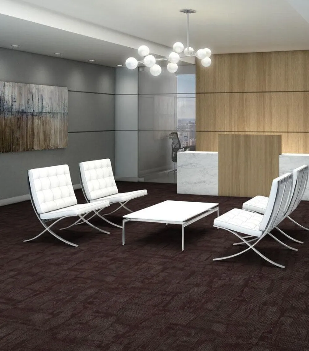 Shaw Crafted 24-in x 24-in Produce Red Commercial Adhesive Indoor Carpet Tile ( 80-sq ft ), photo 2 of 10