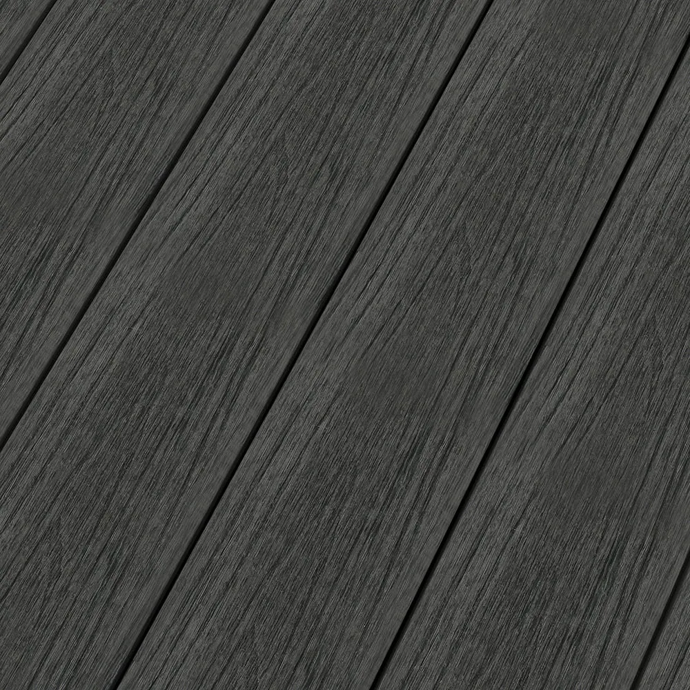 NewTechWood Voyager Hollow Board 1-in x 6-in x 8-ft Hawaiian Charcoal Grooved Composite Deck Board (49-Pack), photo 7 of 7