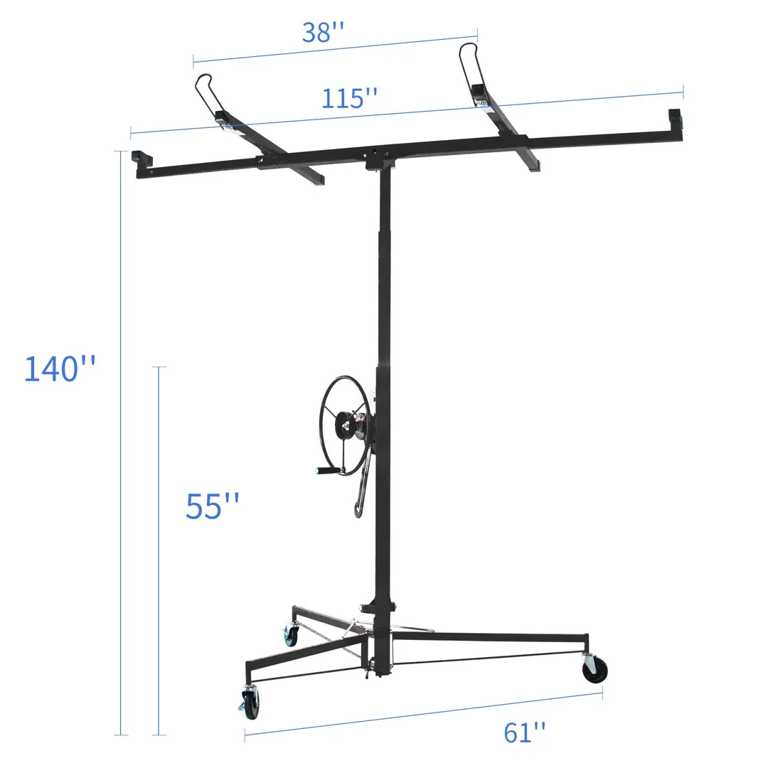 Maocao Hoom 13ft Drywall Lift 13-ft H x 53-in L x 53-in W Steel Drywall Lift, photo 11 of 11