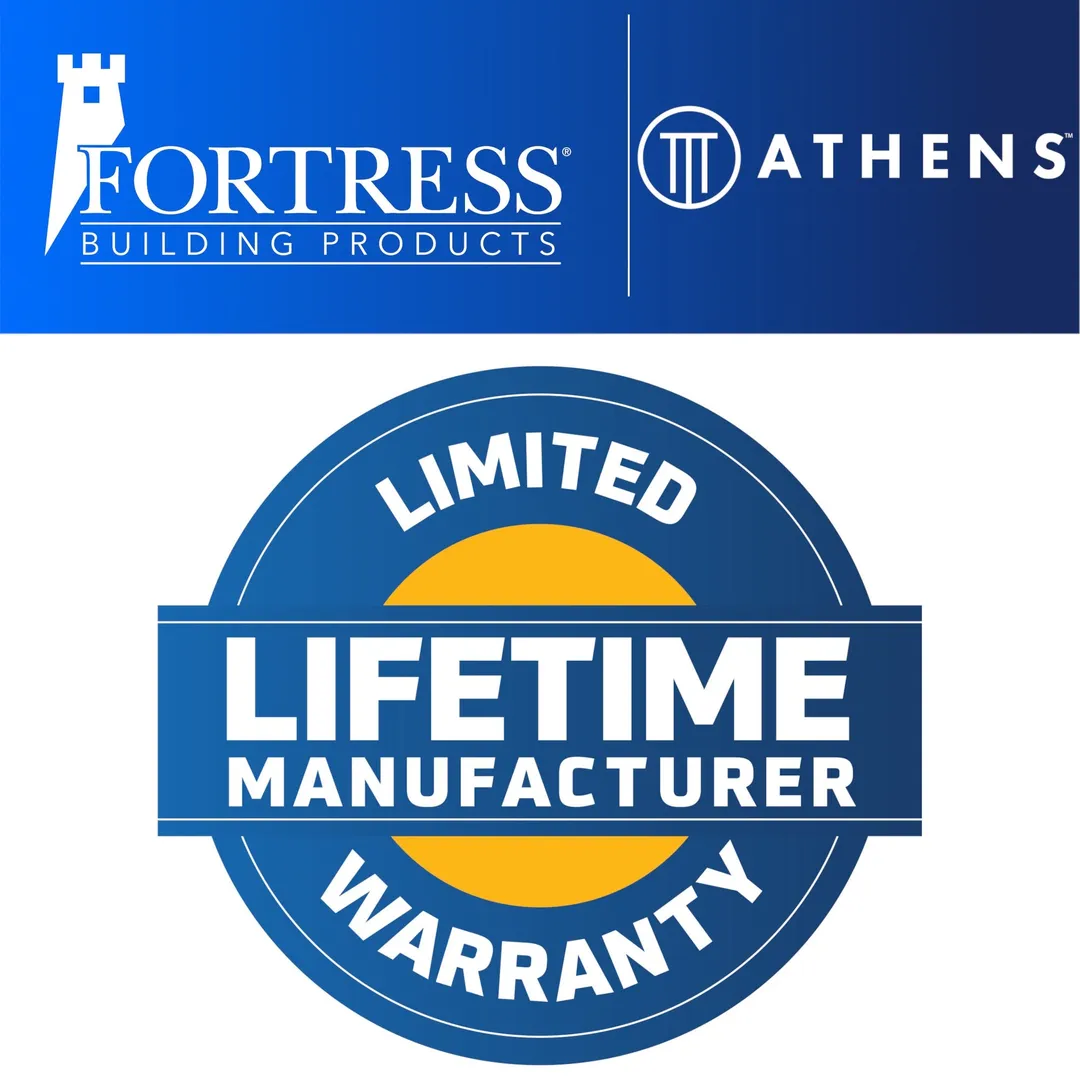Fortress Building Products 6-ft H x 2-in W Gloss Black Aluminum Spaced Picket Flat-top Decorative Corner Fence Post, photo 6 of 6