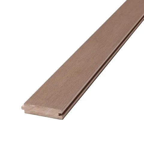 Chicory Brown Grooved Composite Deck Board