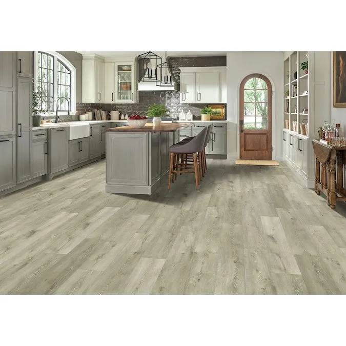 Bruce Enlightened Earth Coastal Interior 12-mm T x 8-in W x 48-in L Waterproof Wood Plank Laminate Flooring (15.94-sq ft / Carton), photo 2 of 6
