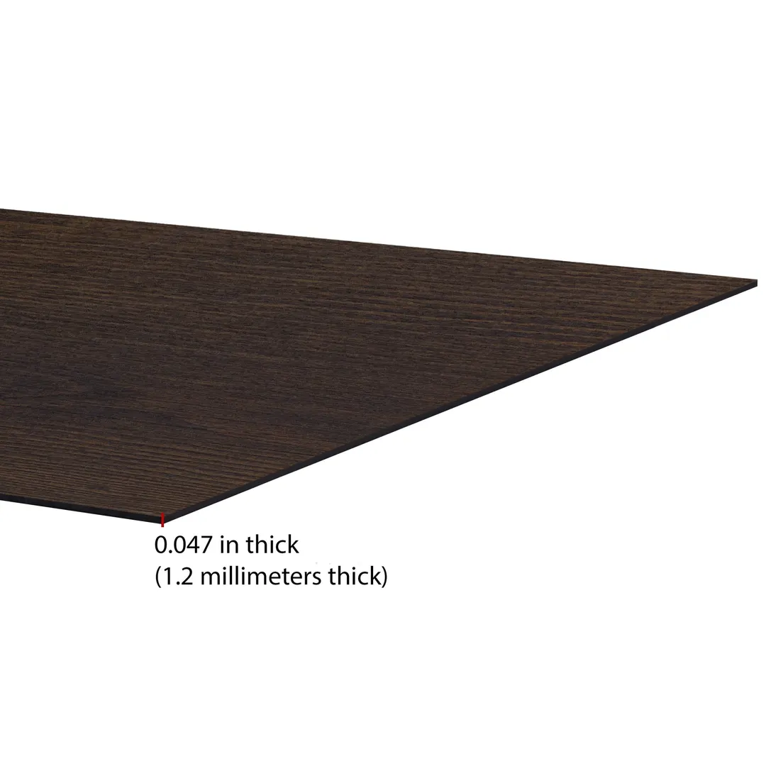 Achim Nexus Espresso 2.75-mil x 6-in W x 36-in L Peel and Stick Vinyl Plank Flooring ( 15-sq ft Per Carton ), photo 8 of 8