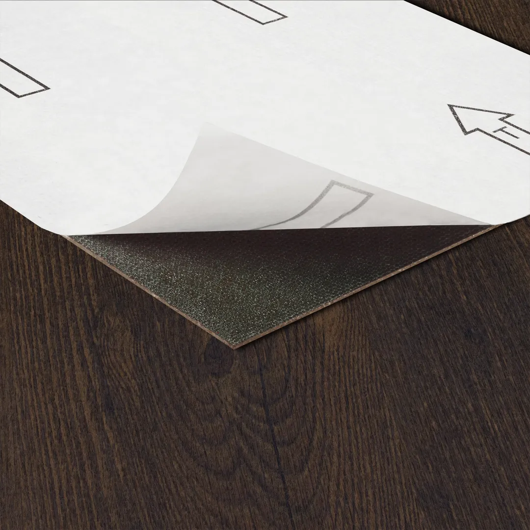 Achim Nexus Espresso 2.75-mil x 6-in W x 36-in L Peel and Stick Vinyl Plank Flooring ( 15-sq ft Per Carton ), photo 6 of 8
