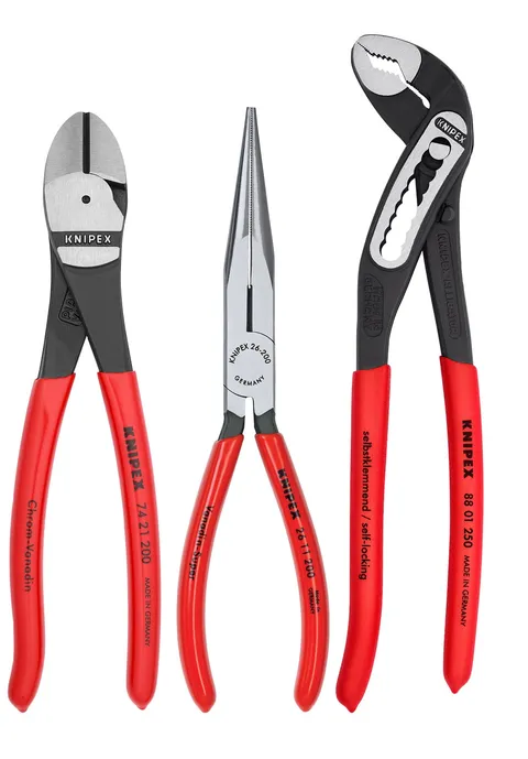 3-Pack Assorted Plier Set, 8 in/8 in/10 in (00 20 08 US1)