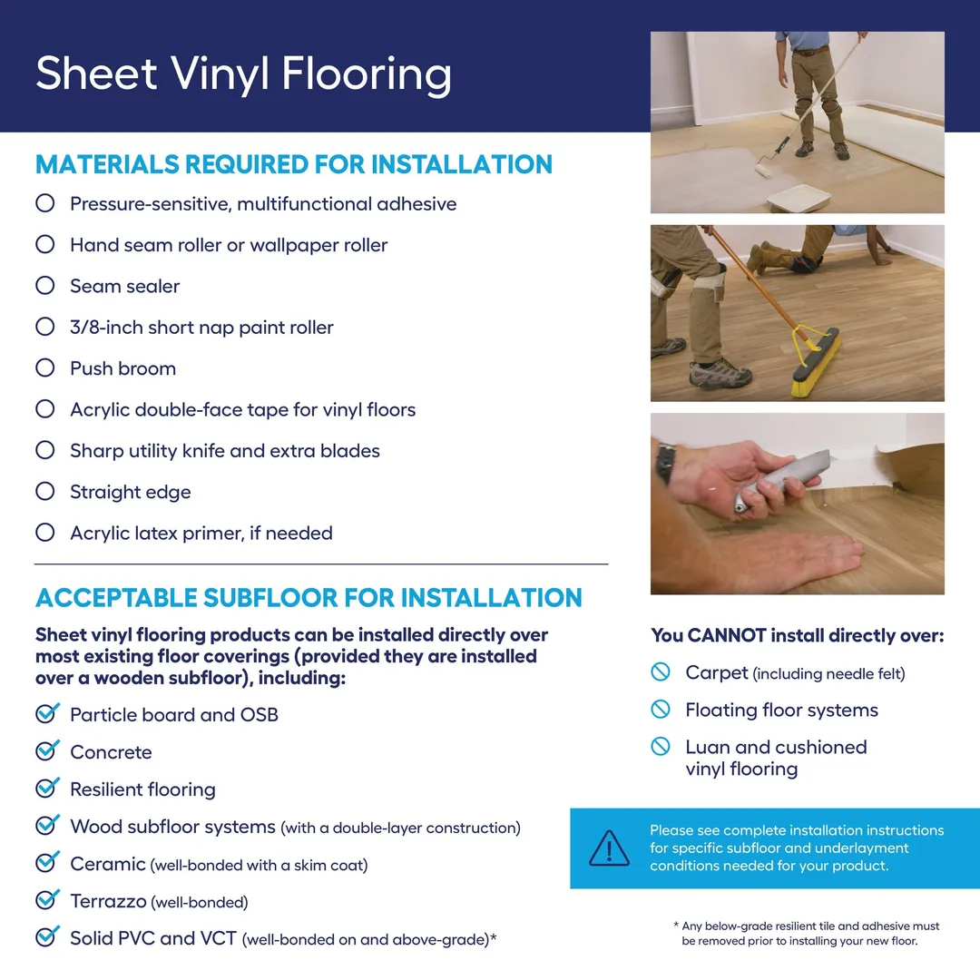 Style Selections Willow Lake Oak Wood Look 12‑ft W Cut‑to‑Length Low‑Gloss Sheet Vinyl Flooring, 9.84‑mil Wear Layer, photo 4 of 5