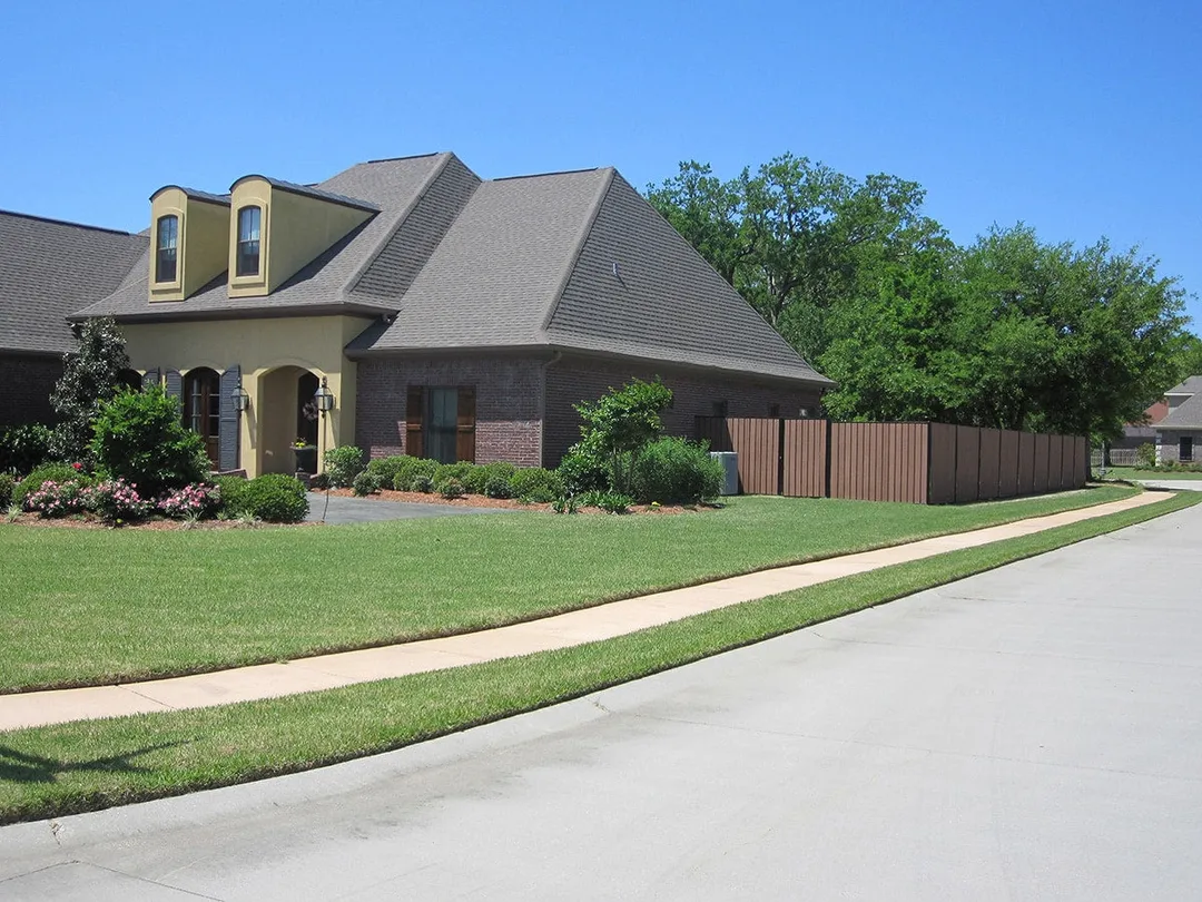 Fortress Building Products 6-ft H x 8-ft W Gloss Black Steel Spaced Picket Flat-top Privacy Fence Panel, photo 2 of 5