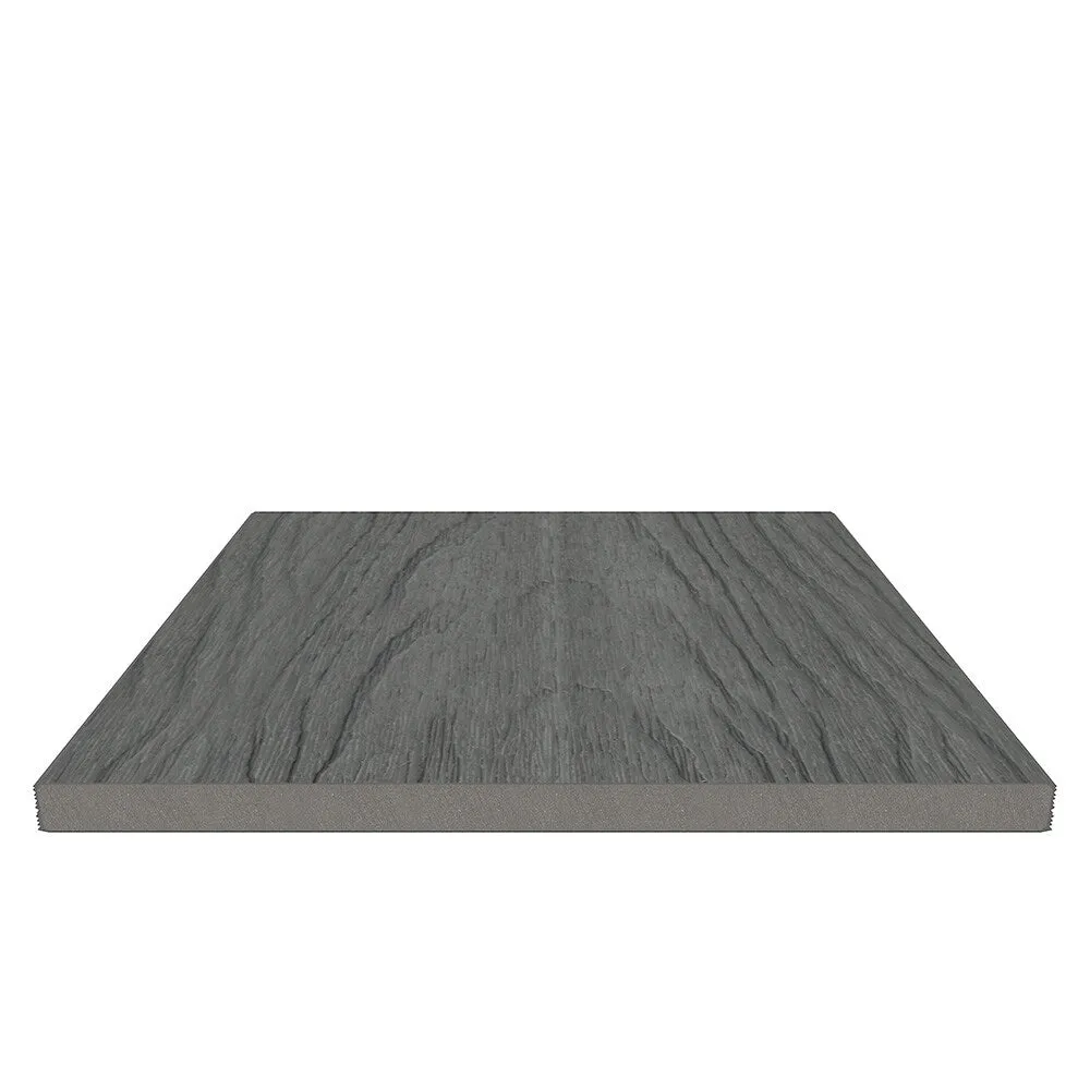 NewTechWood Fascia Board 1-in x 11-in x 6-ft Composite Westminster Gray Fascia Deck Board (Actual Size: 0.6-in x 11-in), photo 4 of 6